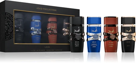 Asad collection set 4*25ML